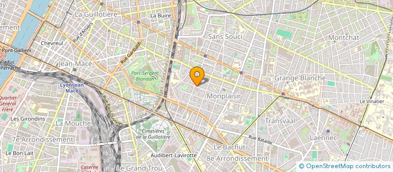 localisation de l'entreprise MONSIEUR JEAN-LUC MICHON  LYON