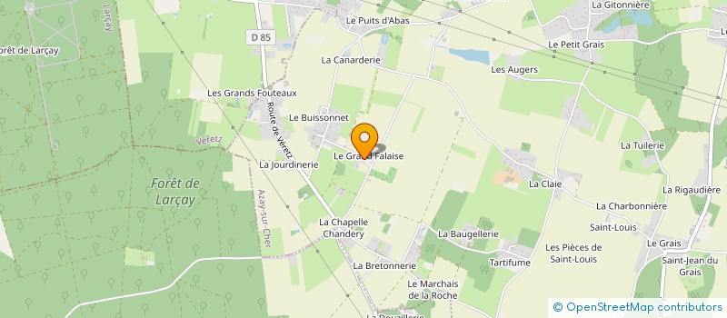 localisation de l'entreprise MONSIEUR JEAN-LUC MILANDE  AZAY-SUR-CHER