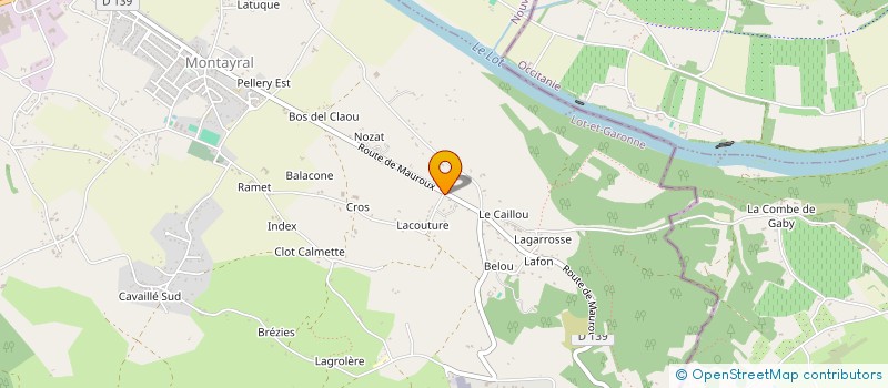 localisation de l'entreprise MONSIEUR JEAN-LUC MINISINI  MONTAYRAL