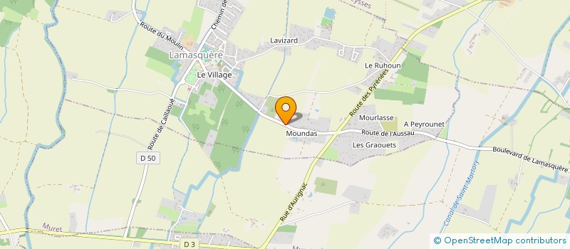 localisation de l'entreprise MONSIEUR JEAN LUC MIREY  LAMASQUERE