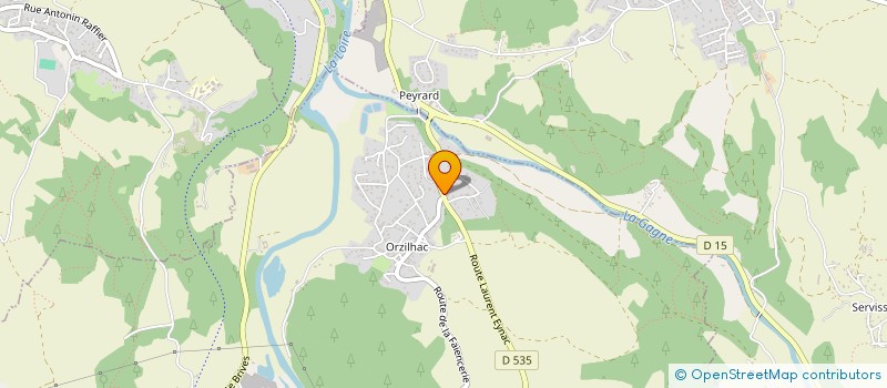 localisation de l'entreprise MONSIEUR JEAN-LUC MIRMAND  COUBON