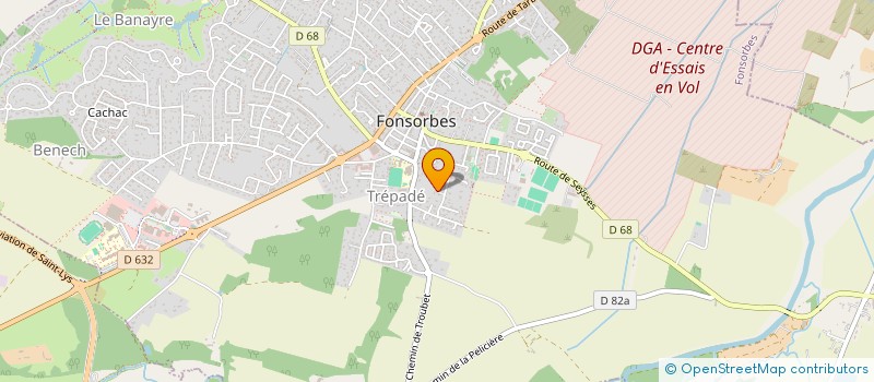 localisation de l'entreprise MONSIEUR JEAN-LUC MOLA  FONSORBES