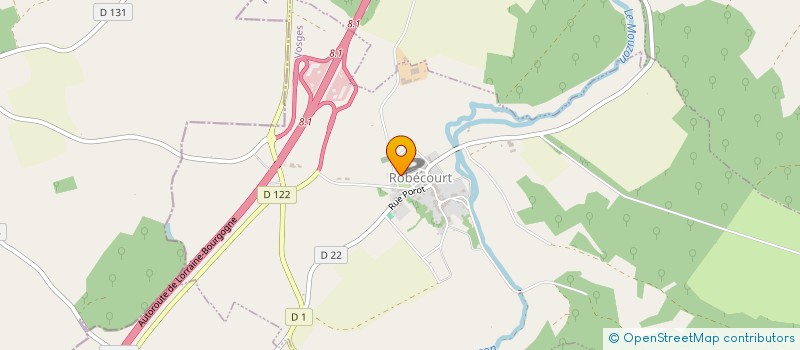 localisation de l'entreprise MONSIEUR JEAN-LUC MOLARD  ROBECOURT