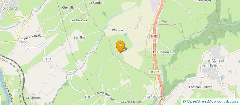 localisation de l'entreprise MONSIEUR JEAN-LUC MOLLON  NEULISE