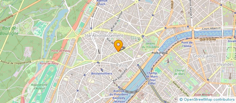 localisation de l'entreprise MONSIEUR JEAN-LUC MONFRAIS à PARIS