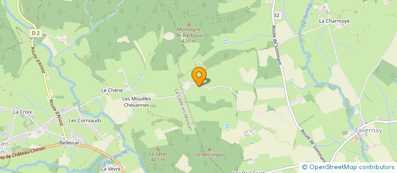 localisation de l'entreprise MONSIEUR JEAN-LUC MONTCHARMONT  CELLE-EN-MORVAN (LA)