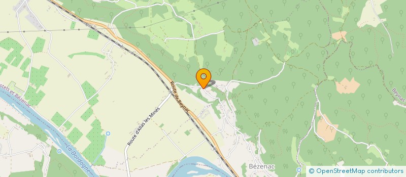 localisation de l'entreprise MONSIEUR JEAN-LUC MORICHON  CASTELS ET BEZENAC