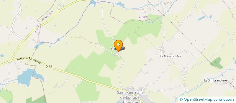 localisation de l'entreprise MONSIEUR JEAN-LUC MORIN  SAINT-GERMAIN-DE-LONGUE-CHAUME