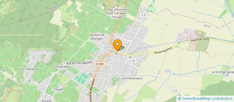 localisation de l'entreprise MONSIEUR JEAN-LUC MORIZOT à GIVRY