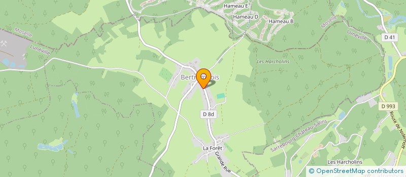 localisation de l'entreprise MONSIEUR JEAN-LUC MOSER  BERTRAMBOIS