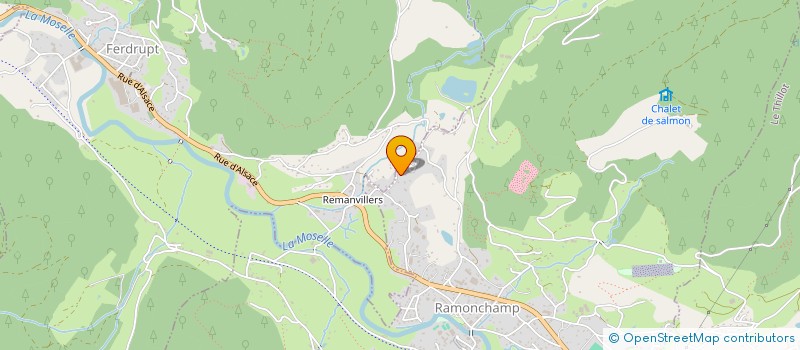 localisation de l'entreprise MONSIEUR JEAN LUC MOUGENOT  RAMONCHAMP