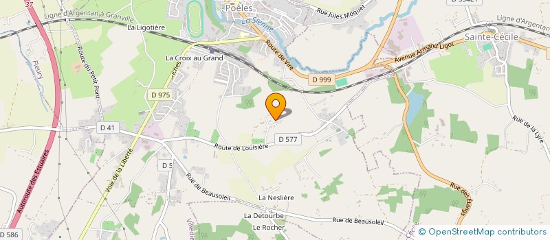 localisation de l'entreprise MONSIEUR JEAN-LUC MOULIN à VILLEDIEU-LES-POELES-ROUFFIGNY