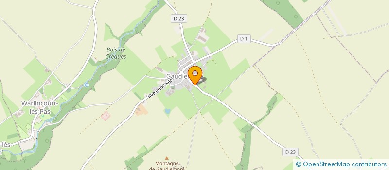 localisation de l'entreprise MONSIEUR JEAN-LUC MOULLARD  GAUDIEMPRE