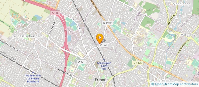 localisation de l'entreprise MONSIEUR JEAN LUC MOUSSOURS à SAINT-PRIX