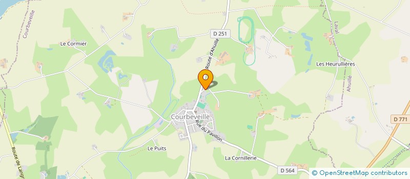 localisation de l'entreprise MONSIEUR JEAN-LUC MOUSSU  COURBEVEILLE