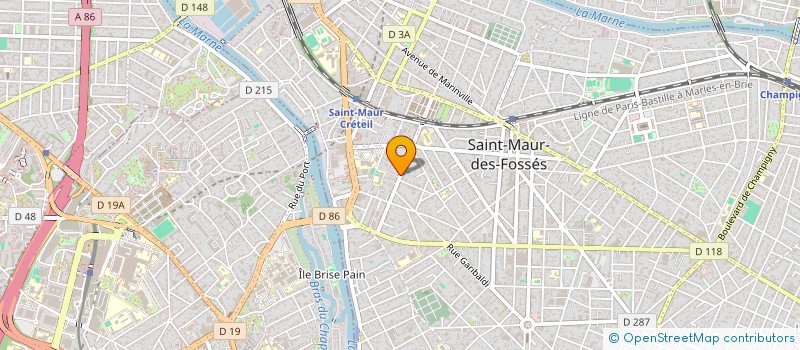 localisation de l'entreprise MONSIEUR JEAN-LUC NABETH à SAINT-MAUR-DES-FOSSES