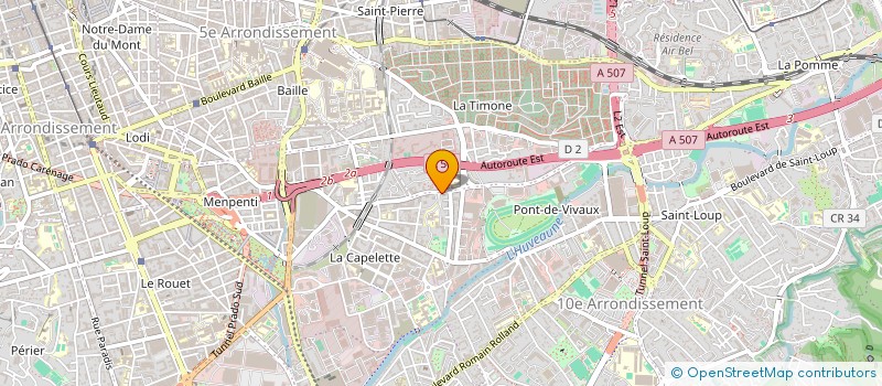 localisation de l'entreprise MONSIEUR JEAN LUC NABETH  MARSEILLE