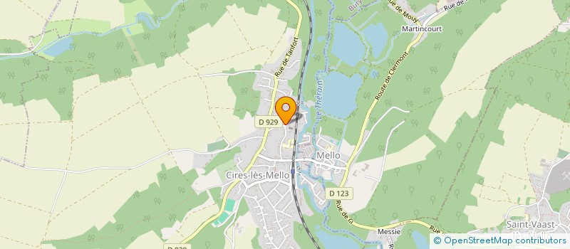 localisation de l'entreprise MONSIEUR JEAN-LUC NAVOIZAT  CIRES-LES-MELLO