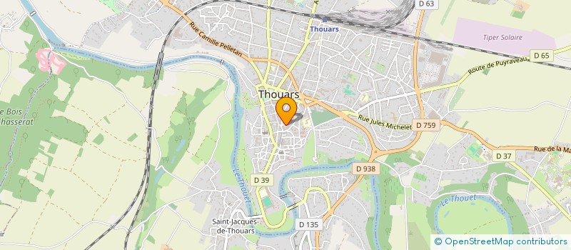 localisation de l'entreprise MONSIEUR JEAN-LUC NEAU  THOUARS