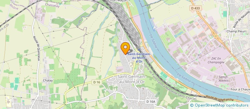 localisation de l'entreprise MONSIEUR JEAN LUC NECTOUX  SAINT-GERMAIN-AU-MONT-D'OR