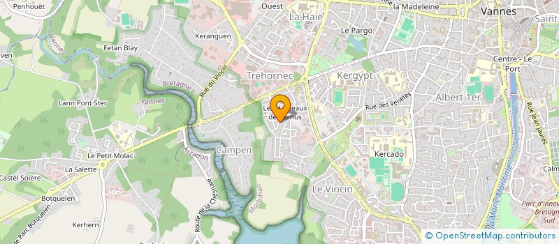 localisation de l'entreprise MONSIEUR JEAN-LUC NERO  VANNES