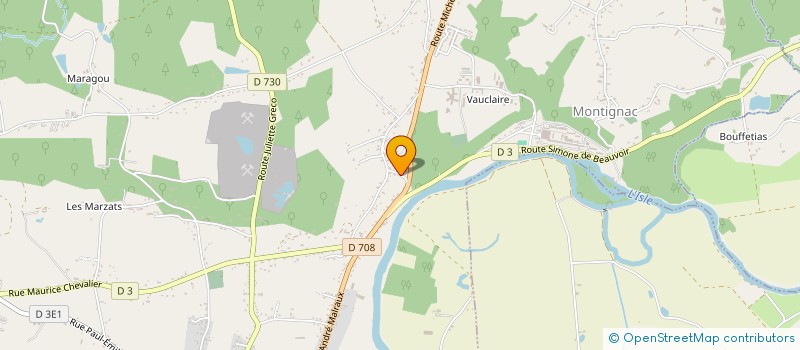 localisation de l'entreprise MONSIEUR JEAN-LUC NEYRAUD  ST BARTHELEMY BELLEGARDE