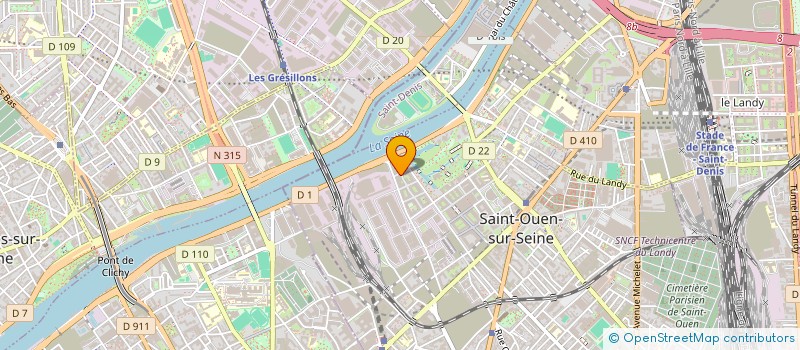 localisation de l'entreprise MONSIEUR JEAN LUC NGUYEN à SAINT-OUEN-SUR-SEINE