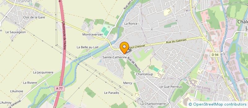 localisation de l'entreprise MONSIEUR JEAN-LUC NOE à PANNES