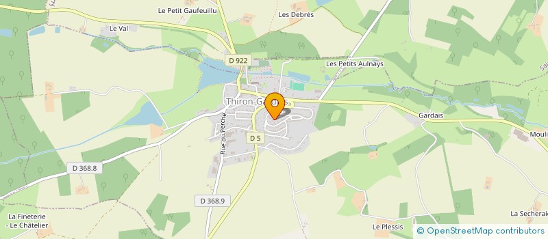 localisation de l'entreprise MONSIEUR JEAN-LUC NOURY à THIRON-GARDAIS