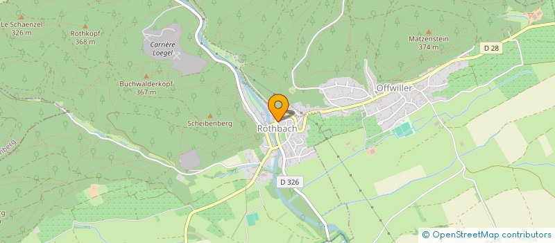 localisation de l'entreprise MONSIEUR JEAN-LUC NUNGE  ROTHBACH