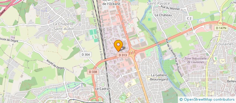 localisation de l'entreprise MONSIEUR JEAN-LUC OGER  LE MANS