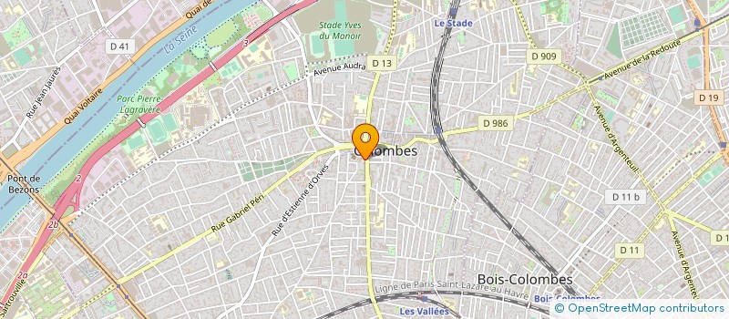 localisation de l'entreprise MONSIEUR JEAN-LUC OLIME  COLOMBES