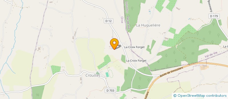 localisation de l'entreprise MONSIEUR JEAN LUC OLIVIER à CROUTTES