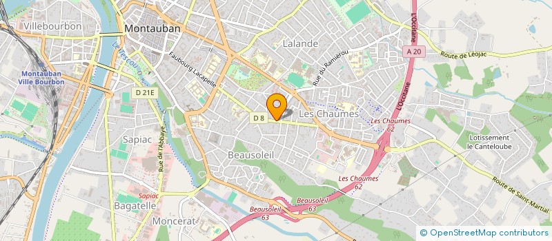 localisation de l'entreprise MONSIEUR JEAN-LUC OROPA ALLASIA  MONTAUBAN