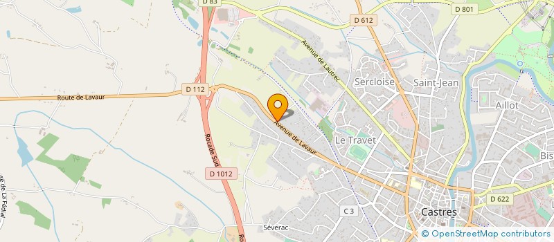 localisation de l'entreprise MONSIEUR JEAN LUC PAGES  CASTRES