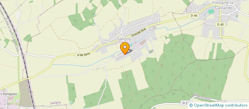 localisation de l'entreprise MONSIEUR JEAN-LUC PAILLERY  SALIGNY