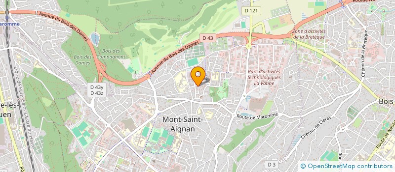 localisation de l'entreprise MONSIEUR JEAN-LUC PAPIN  MONT-SAINT-AIGNAN