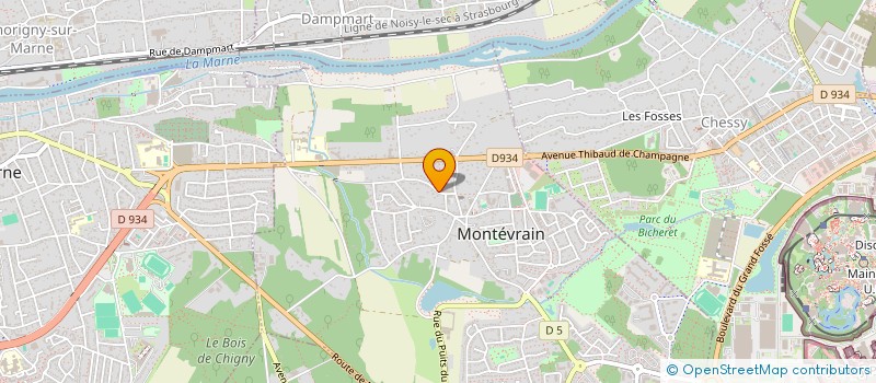 localisation de l'entreprise MONSIEUR JEAN-LUC-PATRICK LAUNAY  MONTEVRAIN