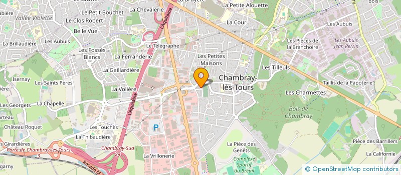 localisation de l'entreprise MONSIEUR JEAN LUC PATRY  CHAMBRAY-LES-TOURS