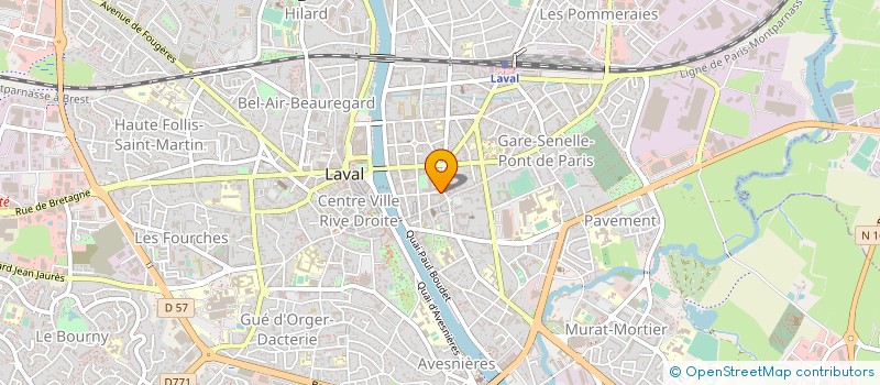 localisation de l'entreprise MONSIEUR JEAN-LUC PATY  LAVAL