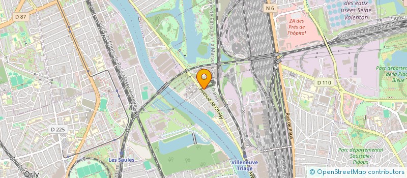 localisation de l'entreprise MONSIEUR JEAN-LUC PAULET  VILLENEUVE-SAINT-GEORGES