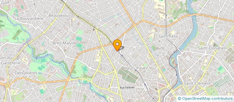localisation de l'entreprise MONSIEUR JEAN-LUC PAVY  NANTES
