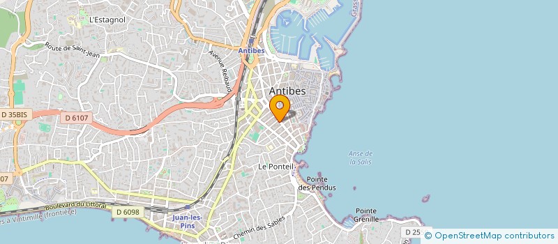 localisation de l'entreprise MONSIEUR JEAN-LUC PAYAN  ANTIBES