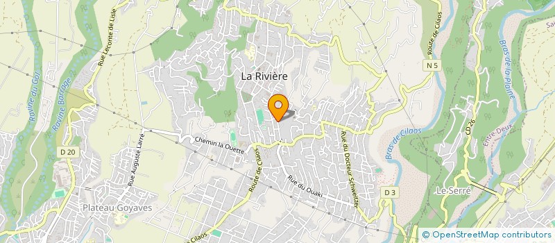 localisation de l'entreprise MONSIEUR JEAN-LUC PAYET à SAINT-LOUIS