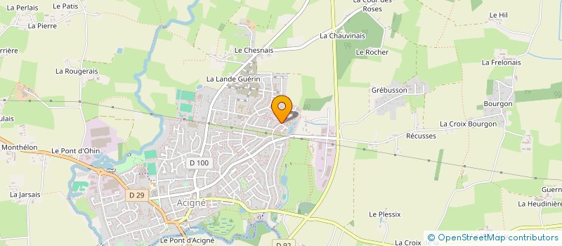 localisation de l'entreprise MONSIEUR JEAN-LUC PELLIZZA  ACIGNE