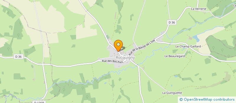 localisation de l'entreprise MONSIEUR JEAN LUC PELLOIE  ROCQUIGNY