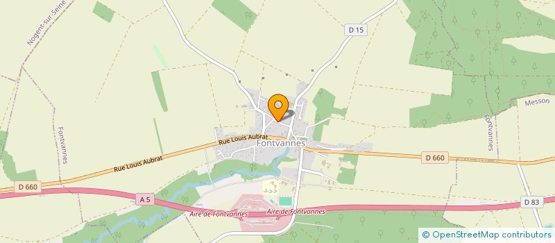 localisation de l'entreprise MONSIEUR JEAN-LUC PERCHERON  FONTVANNES