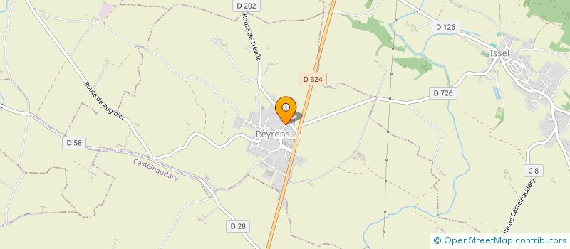 localisation de l'entreprise MONSIEUR JEAN-LUC PERRINE  PEYRENS