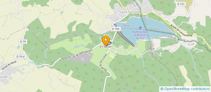 localisation de l'entreprise MONSIEUR JEAN-LUC PERRUCHET  VAUDREUILLE