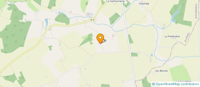 localisation de l'entreprise MONSIEUR JEAN LUC PERSILLET  ARCHIGNY